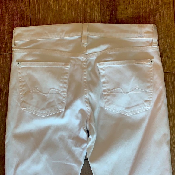 7 For All Mankind white bootcut jeans sz. 27 - Picture 4 of 6
